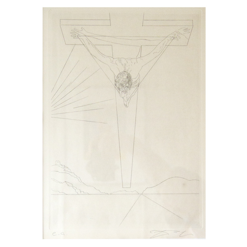 Salvador Dali - Study crucified I