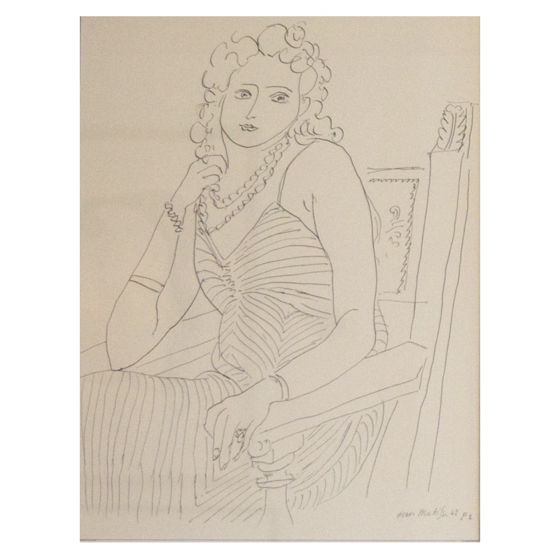 Henri Matisse - Frau mit Halskette I