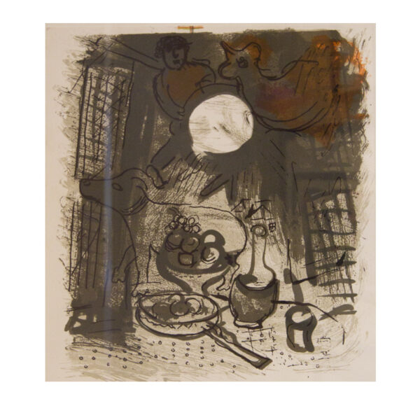 Marc Chagall - Stilleben in Braun