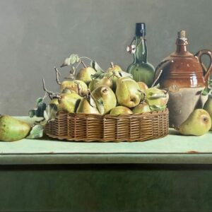 FRANK BEUSTER - Korb mit Birnen
