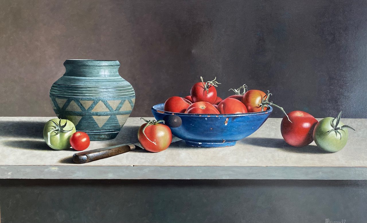 Frank Beuster - Tomaten in blauer Schale