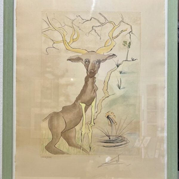 Salvador Dali - „Der Hirsch der sich im Wasser sieht“