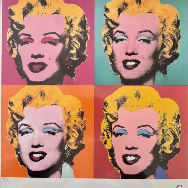 Andy Warhol 1928 - 1997 „4 x Marylin“