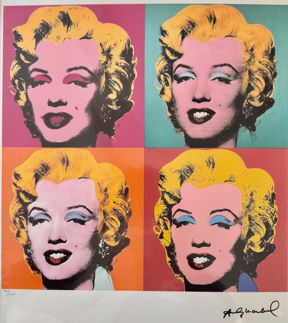 Andy Warhol 1928 - 1997 „4 x Marylin“