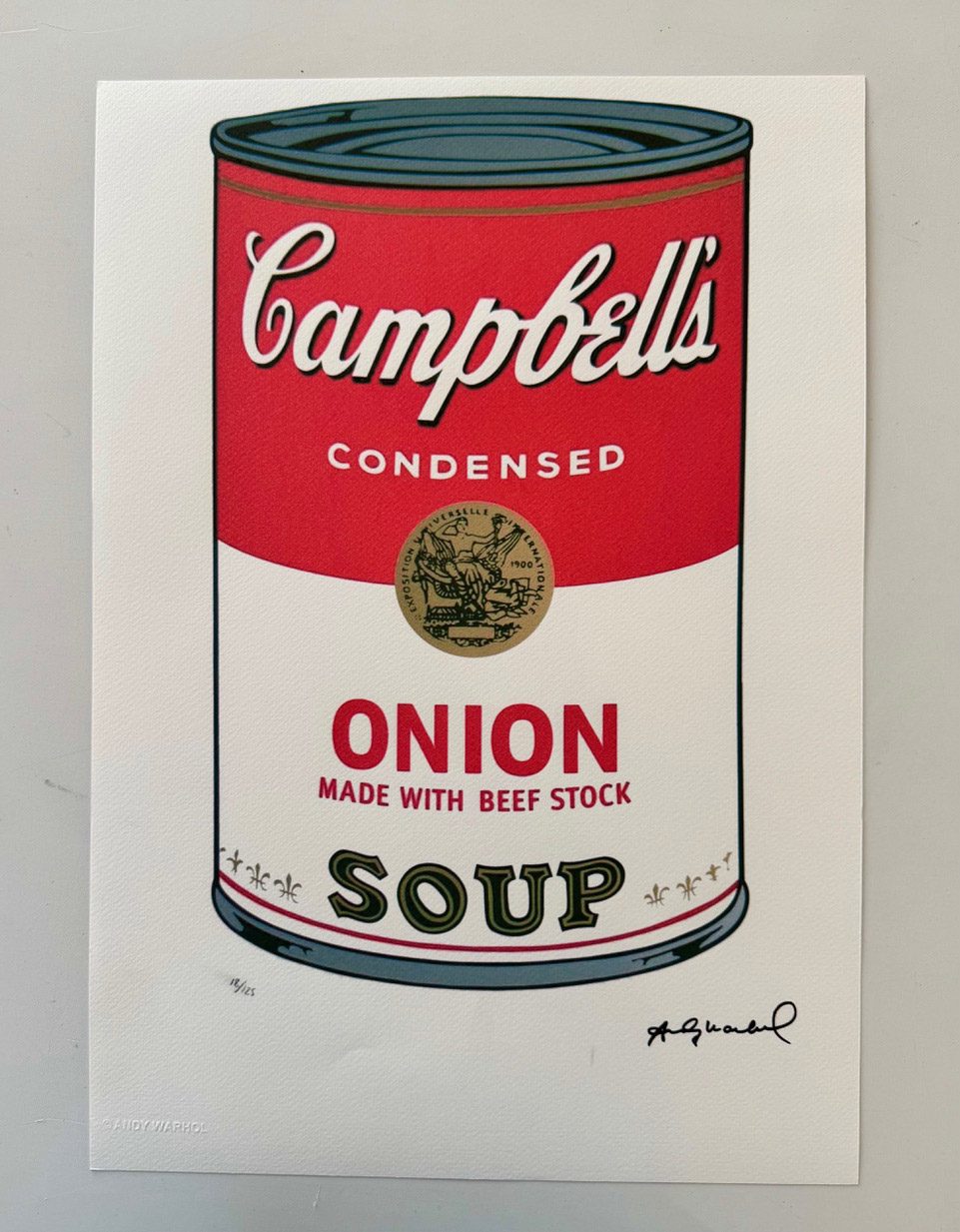 Andy Warhol 1928 - 1997 „Onion Soup“